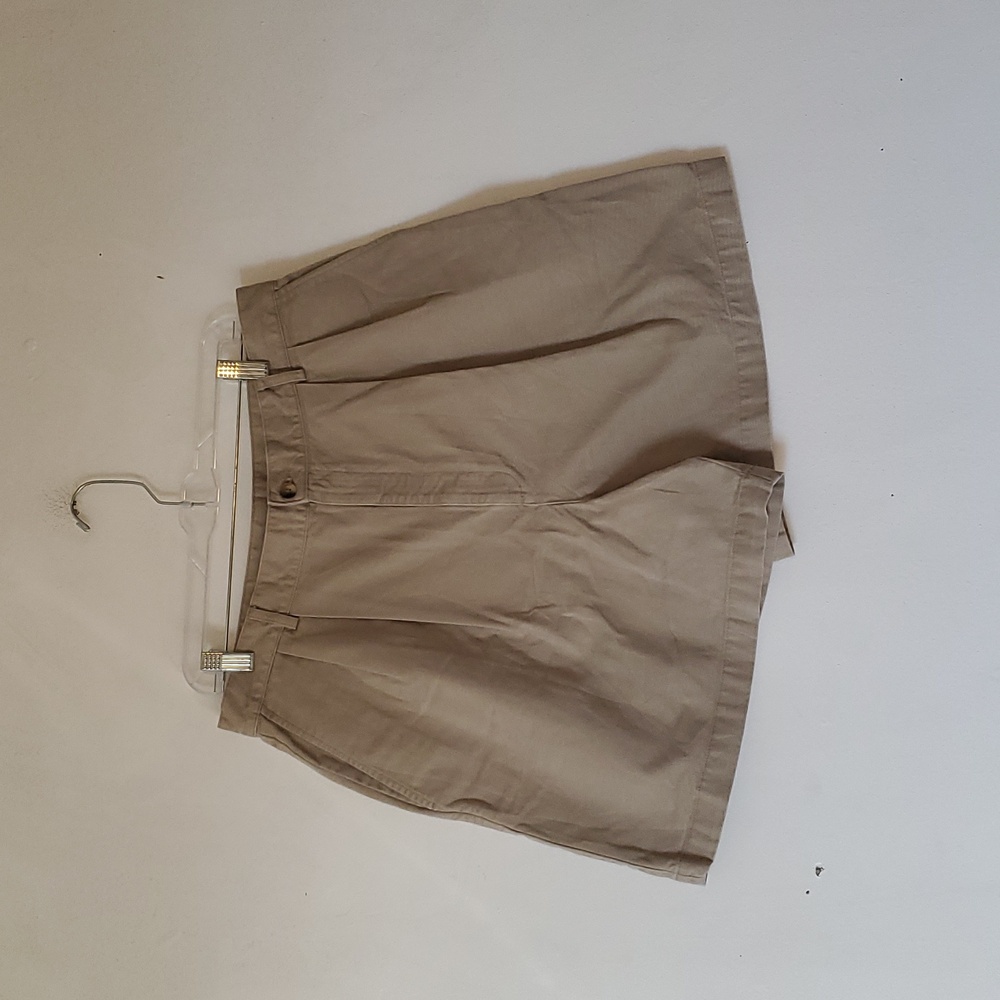 Lands End Shorts Tan 100% Cotton‎ Size 18 Regular 34"waist